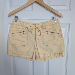 Point Zero Women's Yellow Cargo Shorts - Women's Size 7